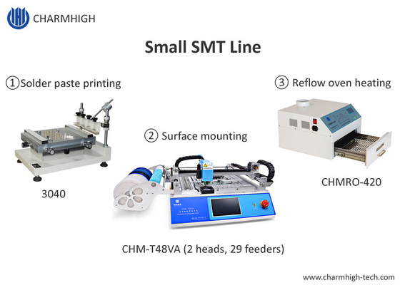 SMT Pick and Place Equipment 2500w Reflow Oven Surface Mount Technology