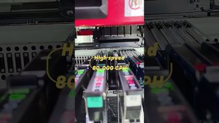 RS20 Dual-gantry 10x2 Head Maglev Pick and Place Machine