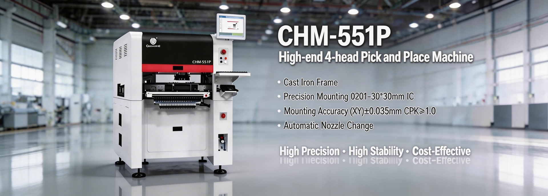 کیفیت انتخاب و قرار دادن دستگاه SMT کارخانه