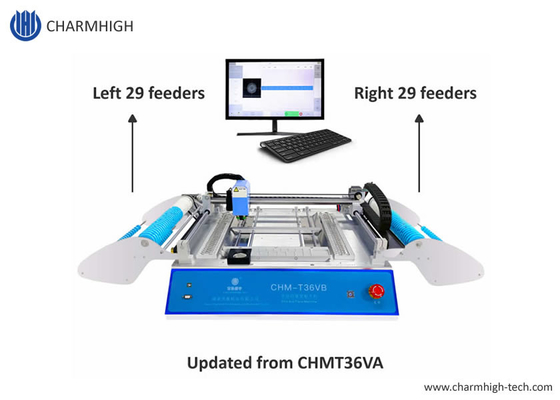 Dual Side 58 Feeders PC Control Desktop Machine Smt CHM-T36VB Chmt36va