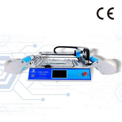 CHMT48VB بنچ تاپ SMT ماشین انتخاب و قرار دادن 58 تغذیه کننده 2 دوربین دید