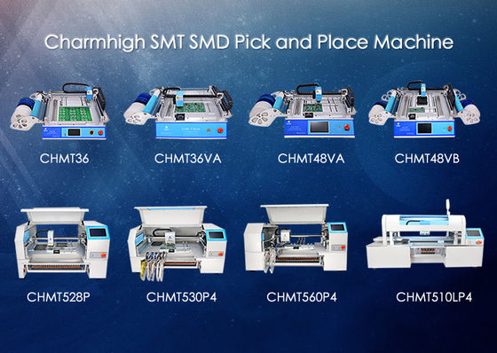 Charmhigh SMD Pick and Place Machine ، دستگاه قرار دادن SMT 8 مدل نمونه سازی نمونه