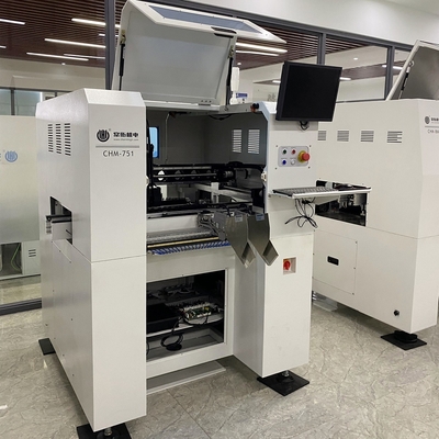 خط SMT متوسط با چاپگر صفحه نمایش 3250 6 سر SMT Pick And Place Machine 830 فر