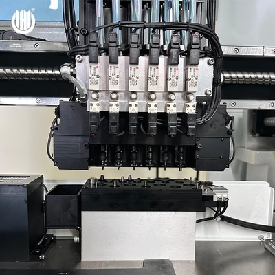 موتورهای دو Y CHM-751 اقتصادی 6 سر خط تولید PCB SMT انتخاب و مکان ماشین