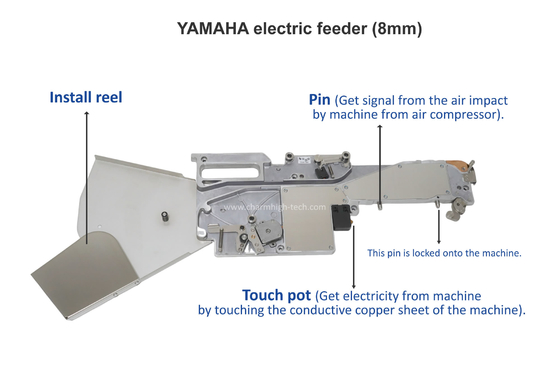 قطره لمسی (بی سیم) Yamaha تغذیه الکتریکی برای Charmhigh CHM-551 SMD Pick and Place Machine