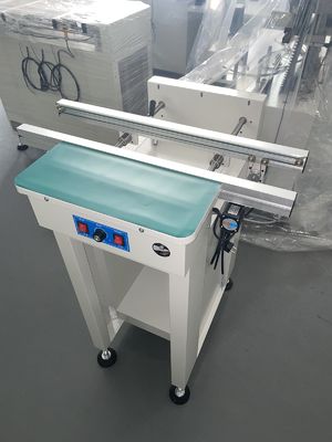 نوار نقاله SMT PCB با طول قابل تنظیم 0.5/0.6/0.7/1.0/1.2 متر، سرعت قابل تنظیم 0-8000 میلی‌متر بر دقیقه و محدوده عرض ریل 50 میلی‌متر تا 350 میلی‌متر
