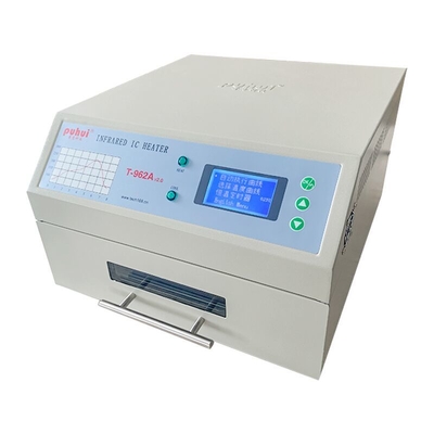 اجاق گاز مینی Reflow 300 * 320mm 1500w T962A با ایستگاه جوش مادون قرمز بخاری IC
