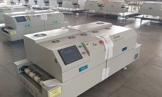 T980 کوره بازپرداخت SMT بدون سرب 1160 * 400mm فرون قرمز و هوای گرم ماشین جوش گرم BGA