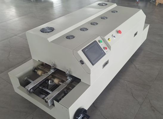 T981 اجاق رفلوی زنجیره ای رومیزی بدون سرب 8 منطقه ای لحیم کاری BGA PCB دو طرفه