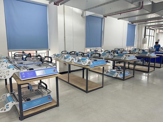 CHMT48VB بنچ تاپ SMT ماشین انتخاب و قرار دادن 58 تغذیه کننده 2 دوربین دید