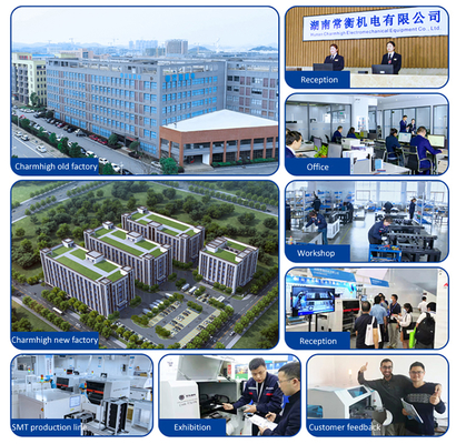 Large-Scale SMT Production Line 10-Head Pick and Place for PCB Assembly in Electronics Industry