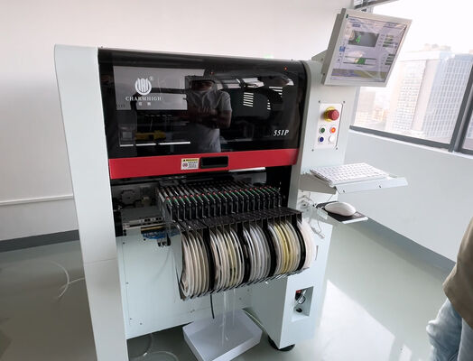 Upgrade 4-head SMD Pick And Place Machine CHM-551P Cast-iron Frame