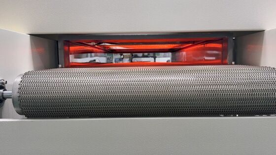 فر خشک کن صنعتی IR با 6 منطقه گرمایش 280 °C حداکثر دمای و کنترل PID برای خشک کردن چسب رنگ