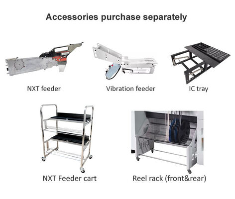 دستگاه انتخاب و قرار دادن 6 هد TC06 با قاب چدن، بهترین فروشنده، دستگاه نصب تراشه SMT