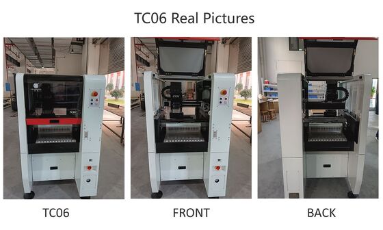 دستگاه انتخاب و قرار دادن 6 هد TC06 با قاب چدن، بهترین فروشنده، دستگاه نصب تراشه SMT