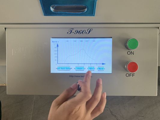 T960S SMT فان ریفلو 960*300mm گرم کننده ی پایش صفحه لمسی 5 منطقه ی دمایی