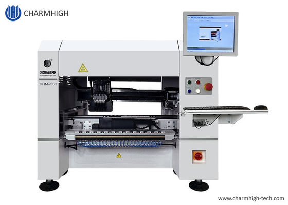 CHM-551 ارتقاء 4 سر SMT انتخاب و قرار دادن ربات کامل اتوماتیک برای 0201