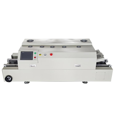 T981 اجاق رفلوی زنجیره ای رومیزی بدون سرب 8 منطقه ای لحیم کاری BGA PCB دو طرفه