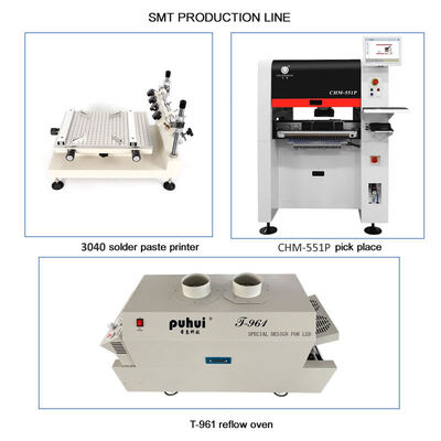 خط SMT کوچک با دقت بالا با چاپگر 3040 CHM-551