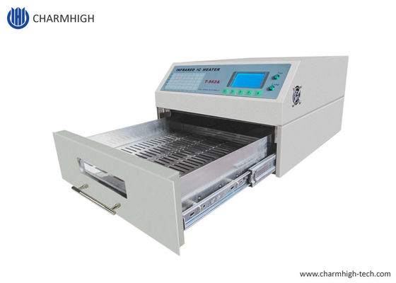 اجاق گاز مینی Reflow 300 * 320mm 1500w T962A با ایستگاه جوش مادون قرمز بخاری IC